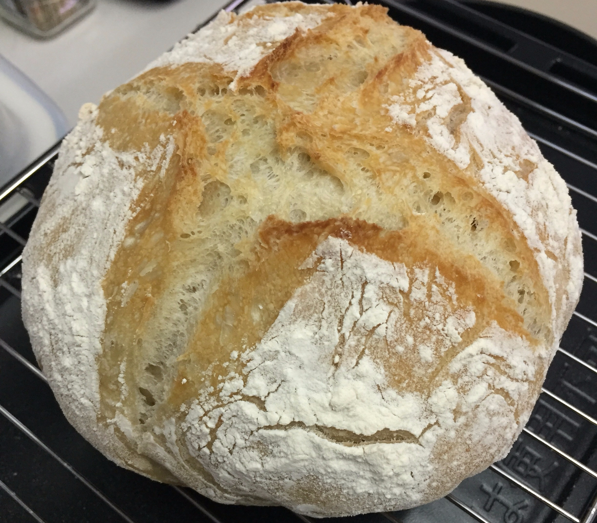 原味免揉麵包 Plain No-knead bread