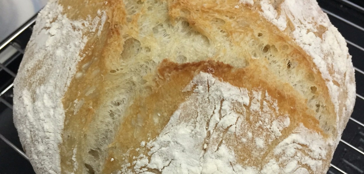 原味免揉麵包 Plain No-knead bread