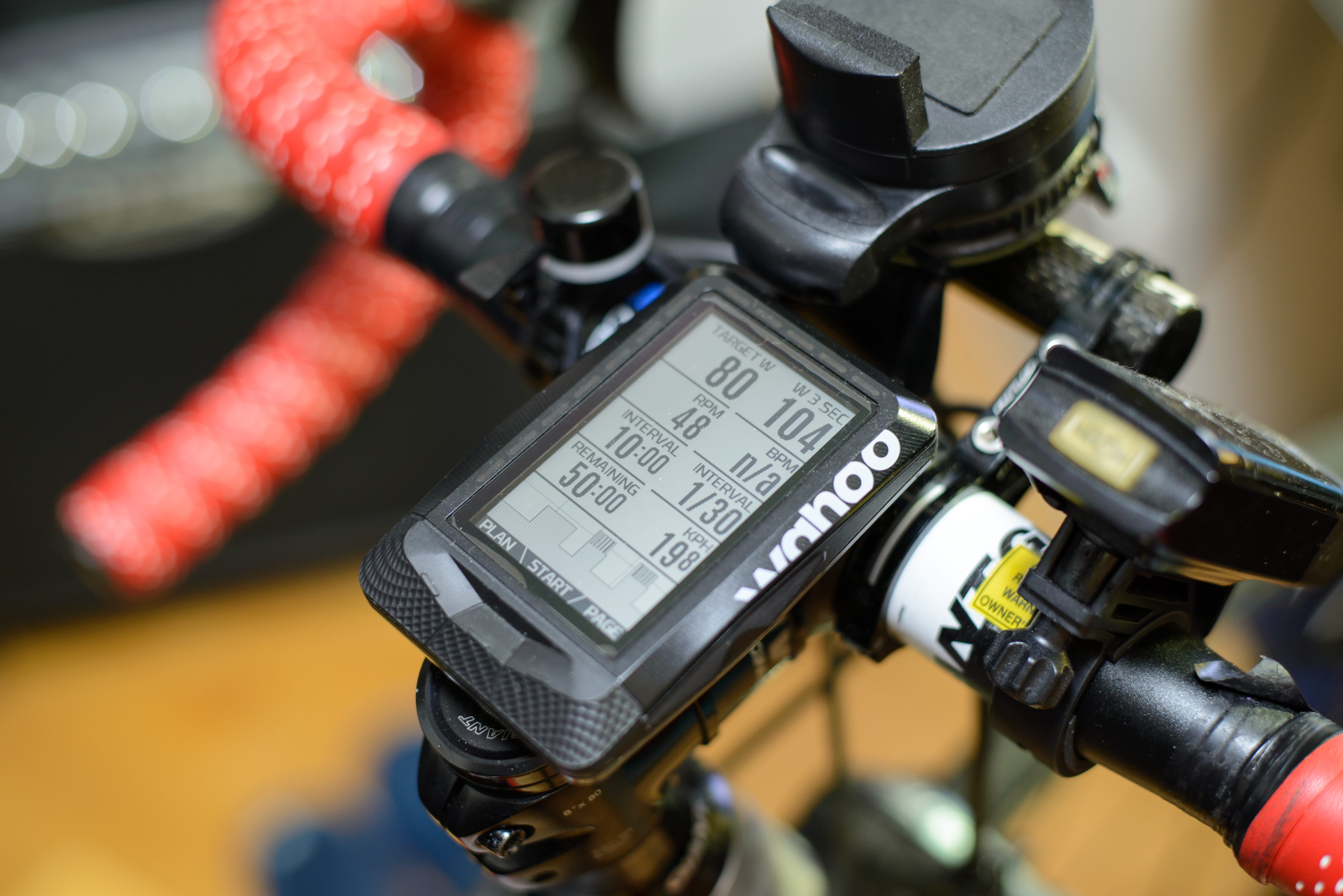 Wahoo ELEMNT - Team SKY training plan in progress