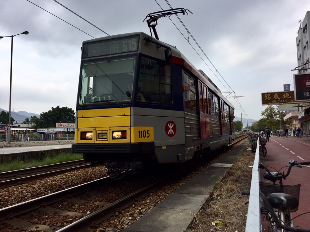 Light Rail Train (LRT) service linking Tuen Mun to Yuen Long