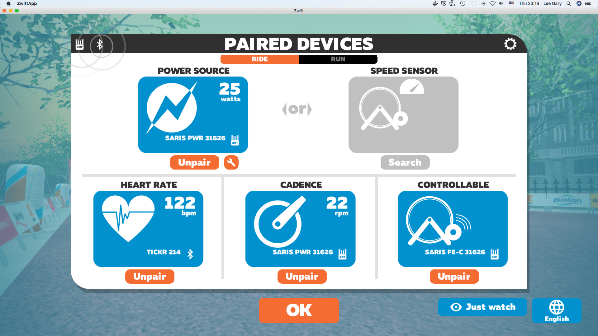 ZWIFT - Device discovery