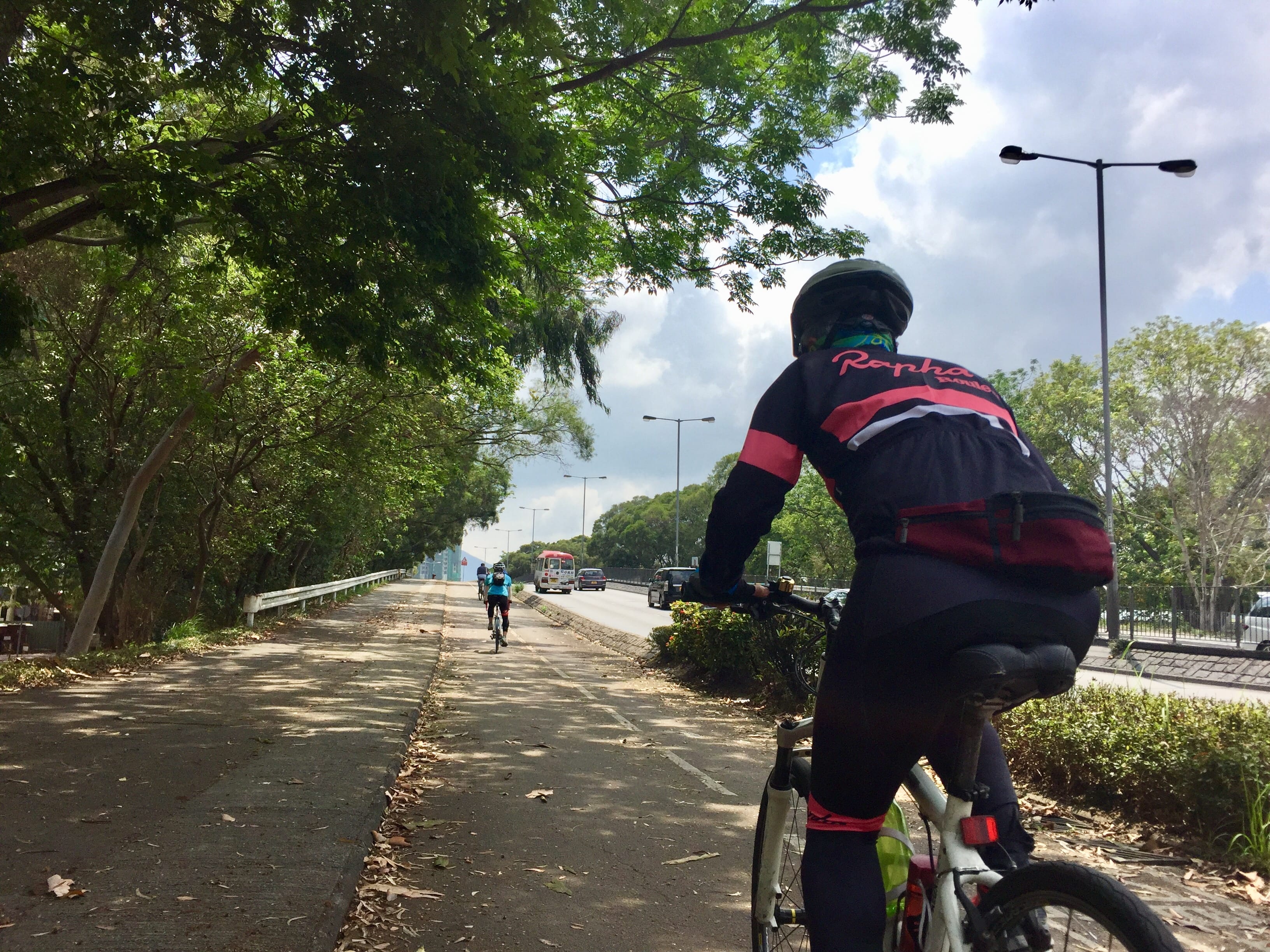 Short climb near Po Shek Wu Road (over the railway)