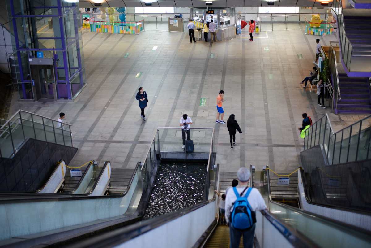 Lobby of the Central Station, MRT, Kaohsiung