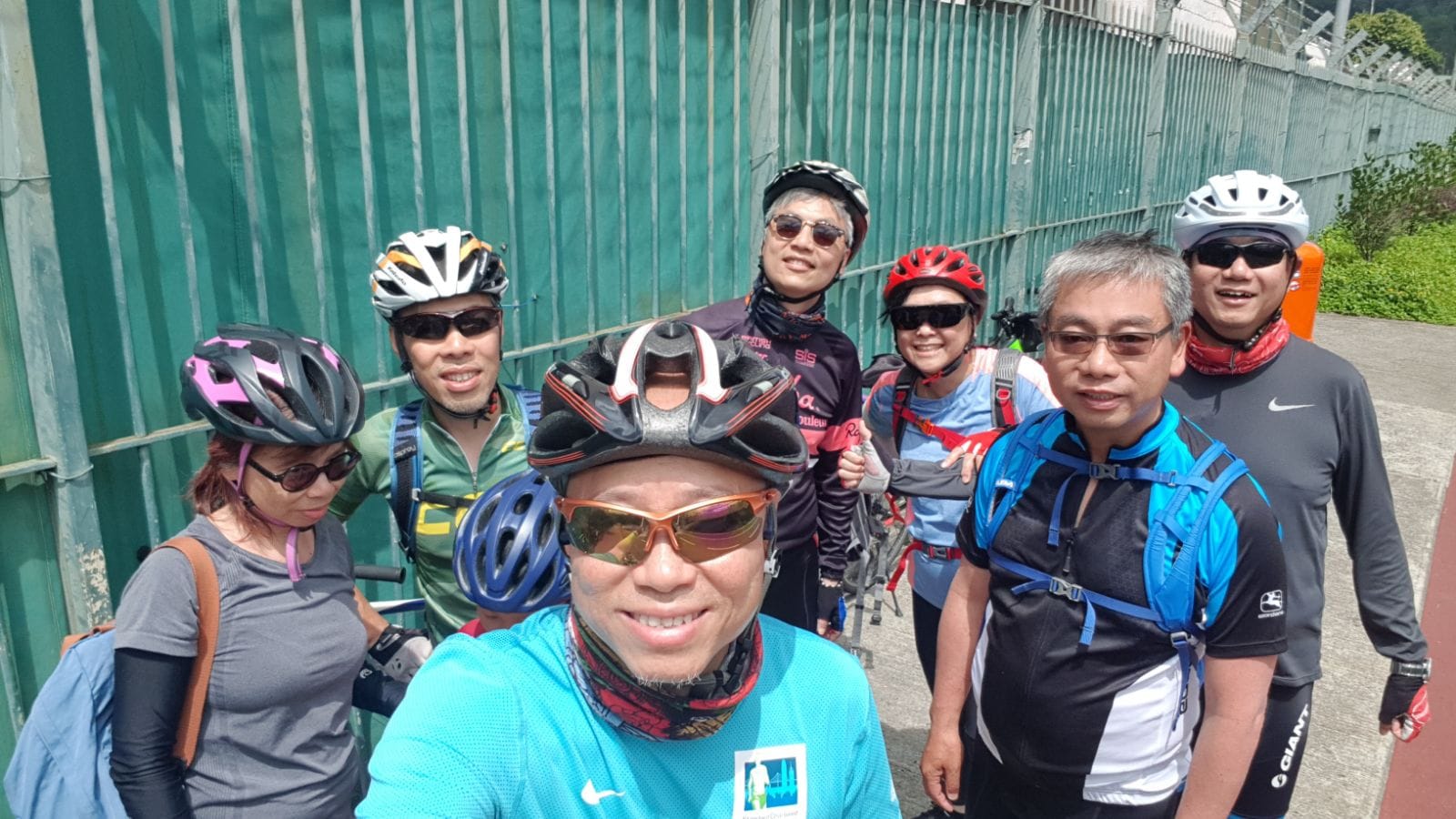 The team started the journey at the Twin Bridge