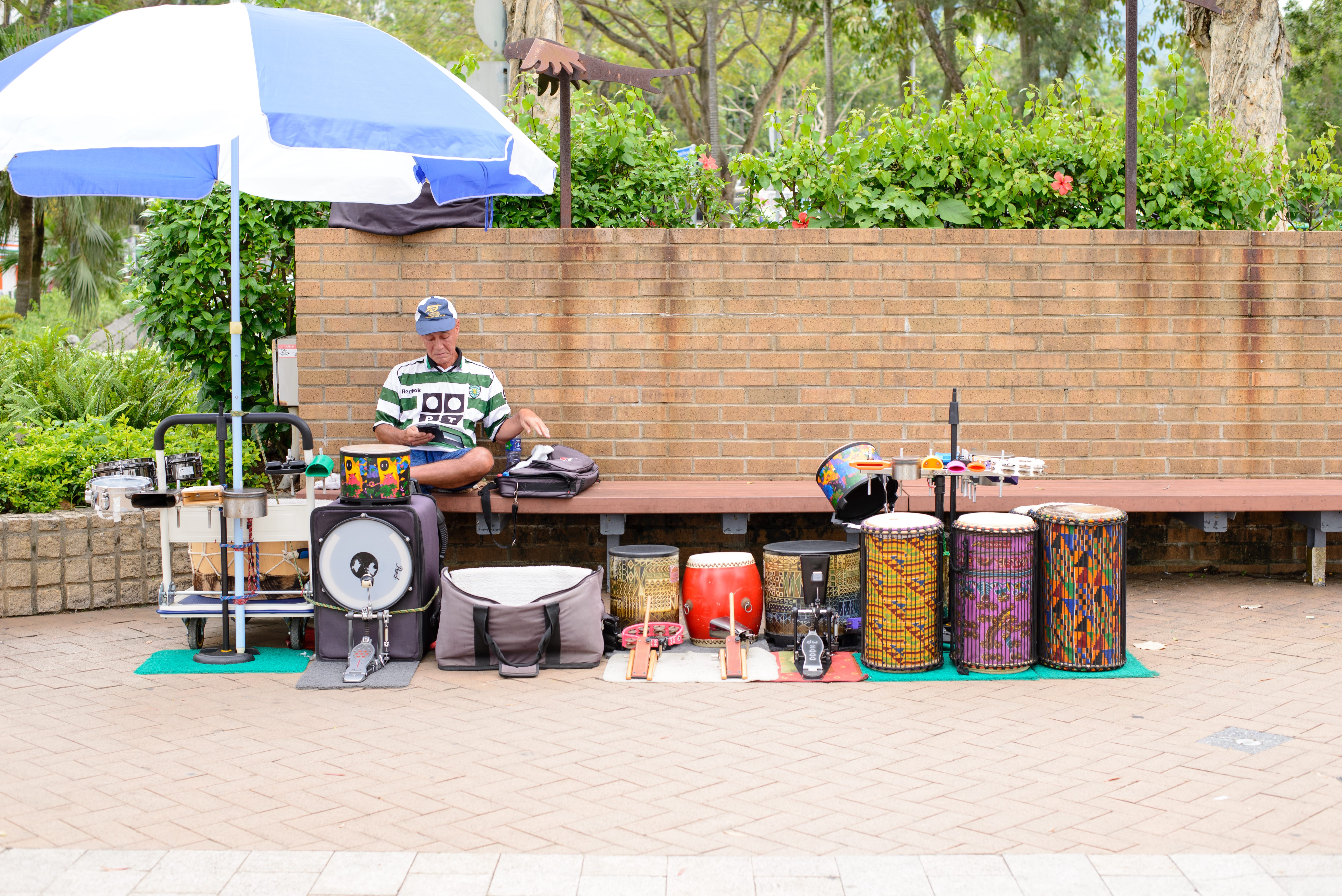 Full precussion set for kids to play