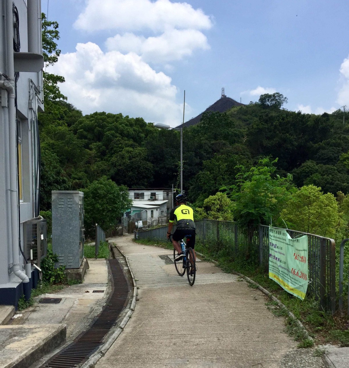 Village road to the old border road