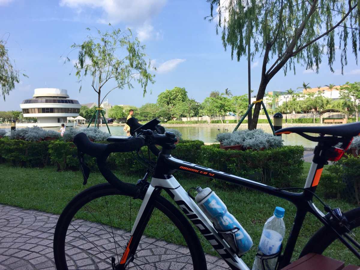 Resting next to the Fairview Park Lake