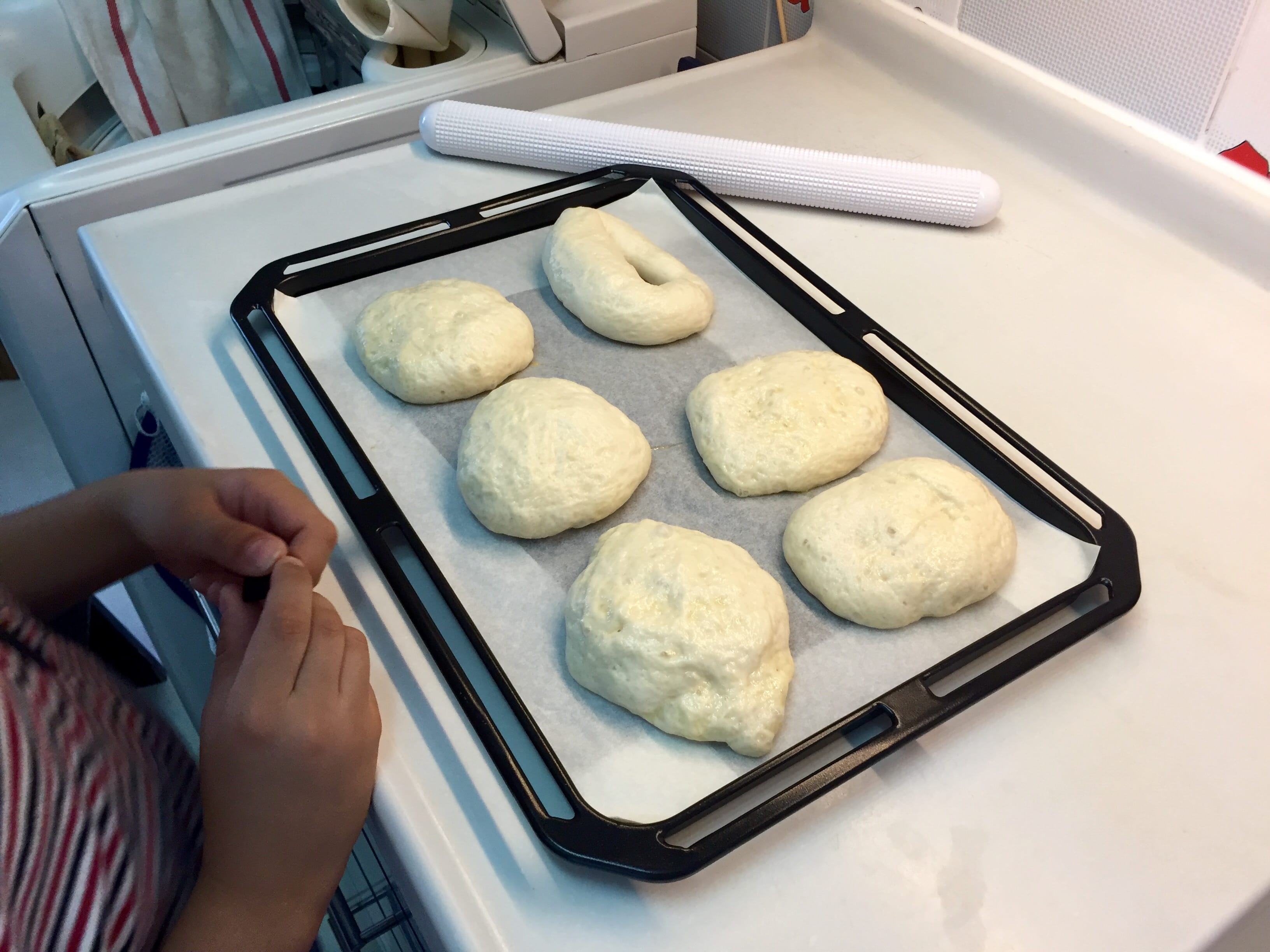 Bread ready for baking