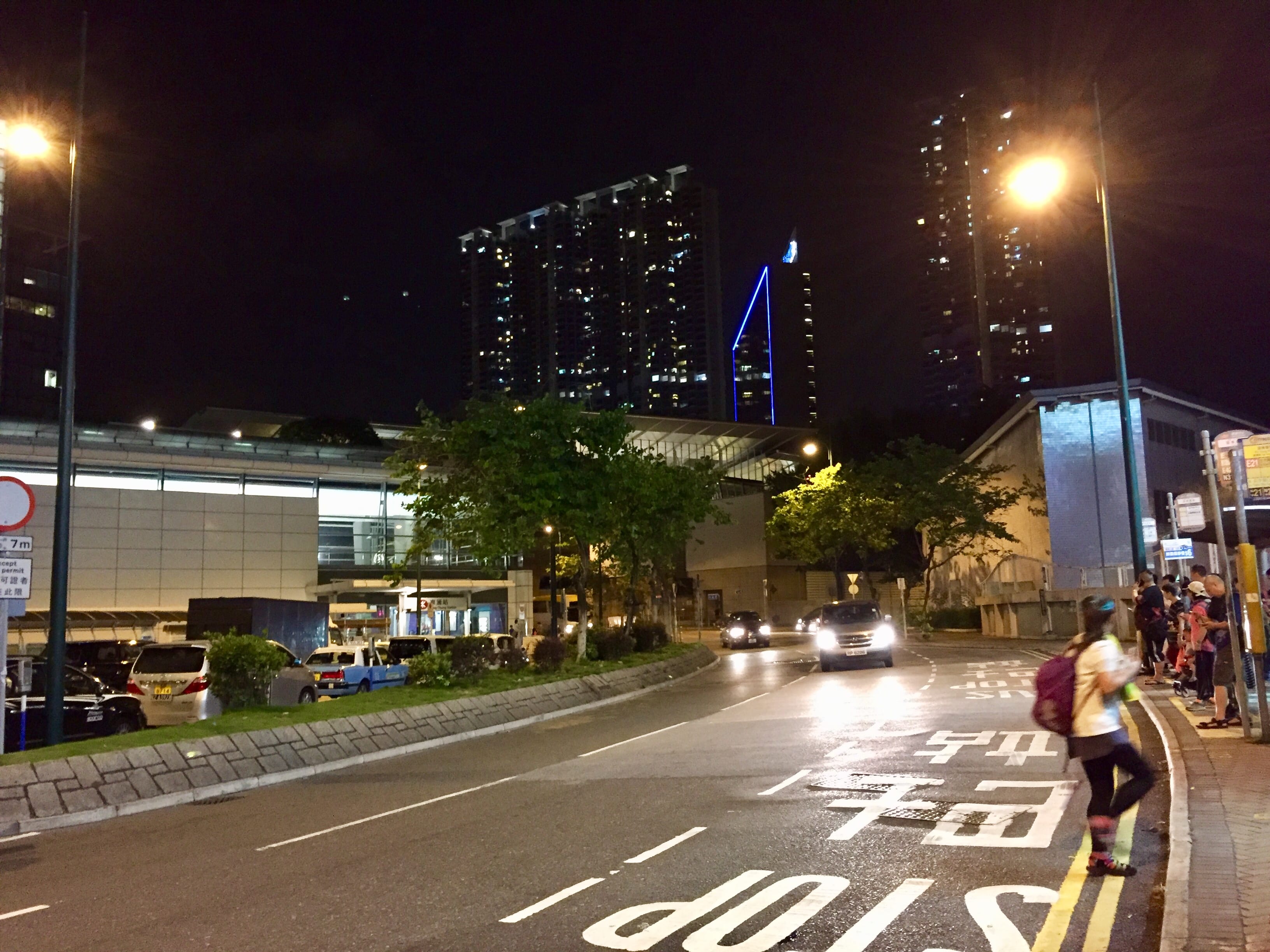 Waiting for Bus E11 at Tung Chung to go home
