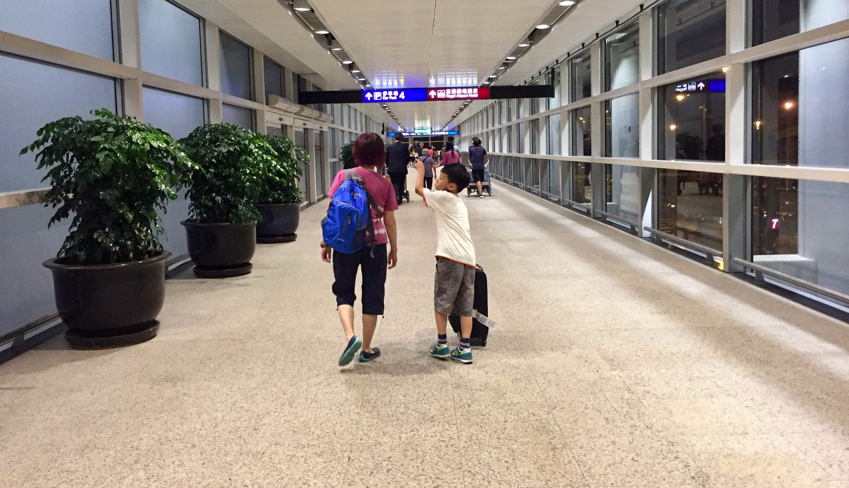 Little boss returning home