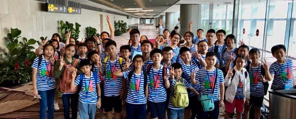 NPGPS STEM Team at Changi International Airport