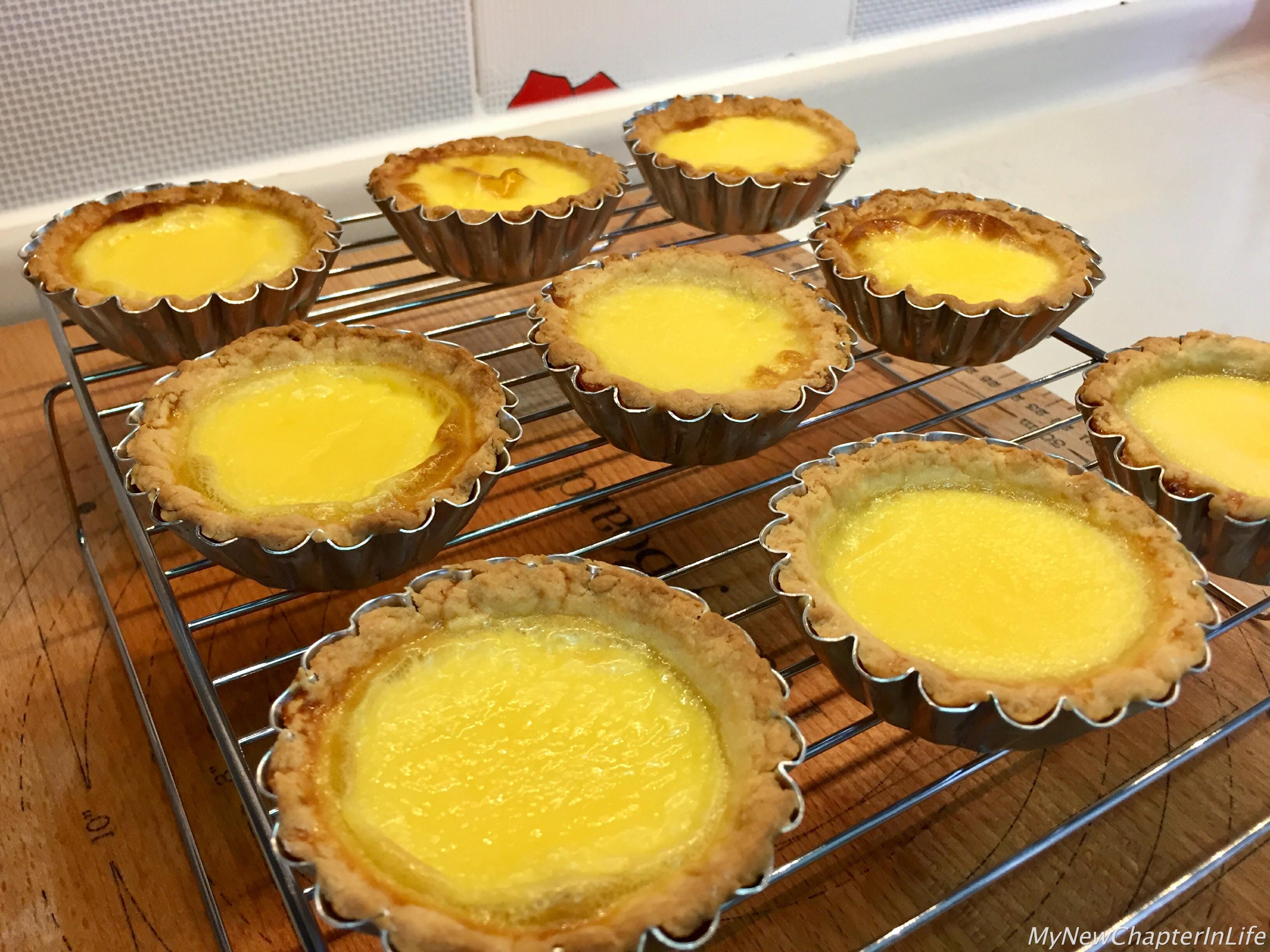Egg-tarts ready to be served