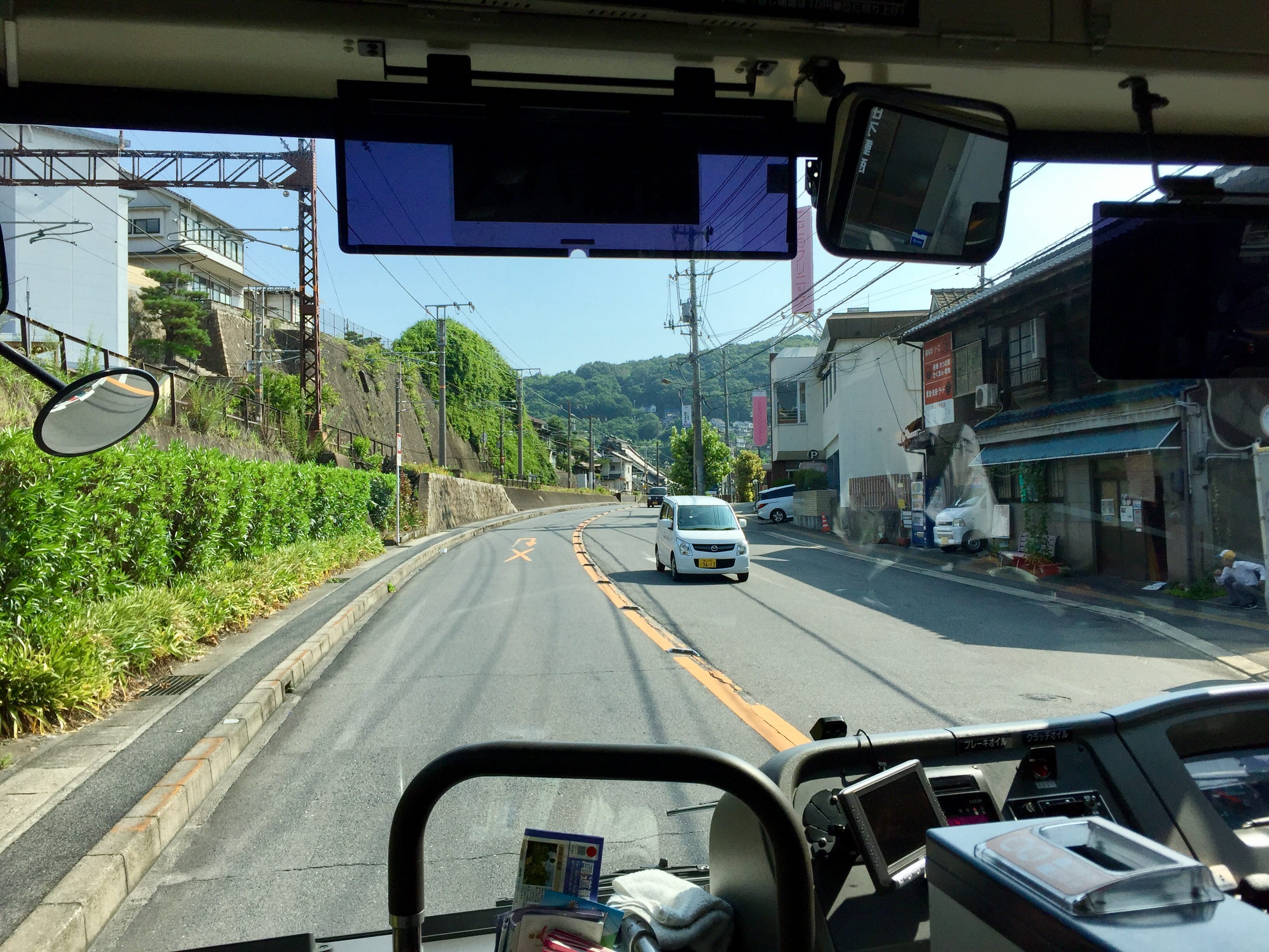 Going along National Highway 2 to Onomichi Bridge