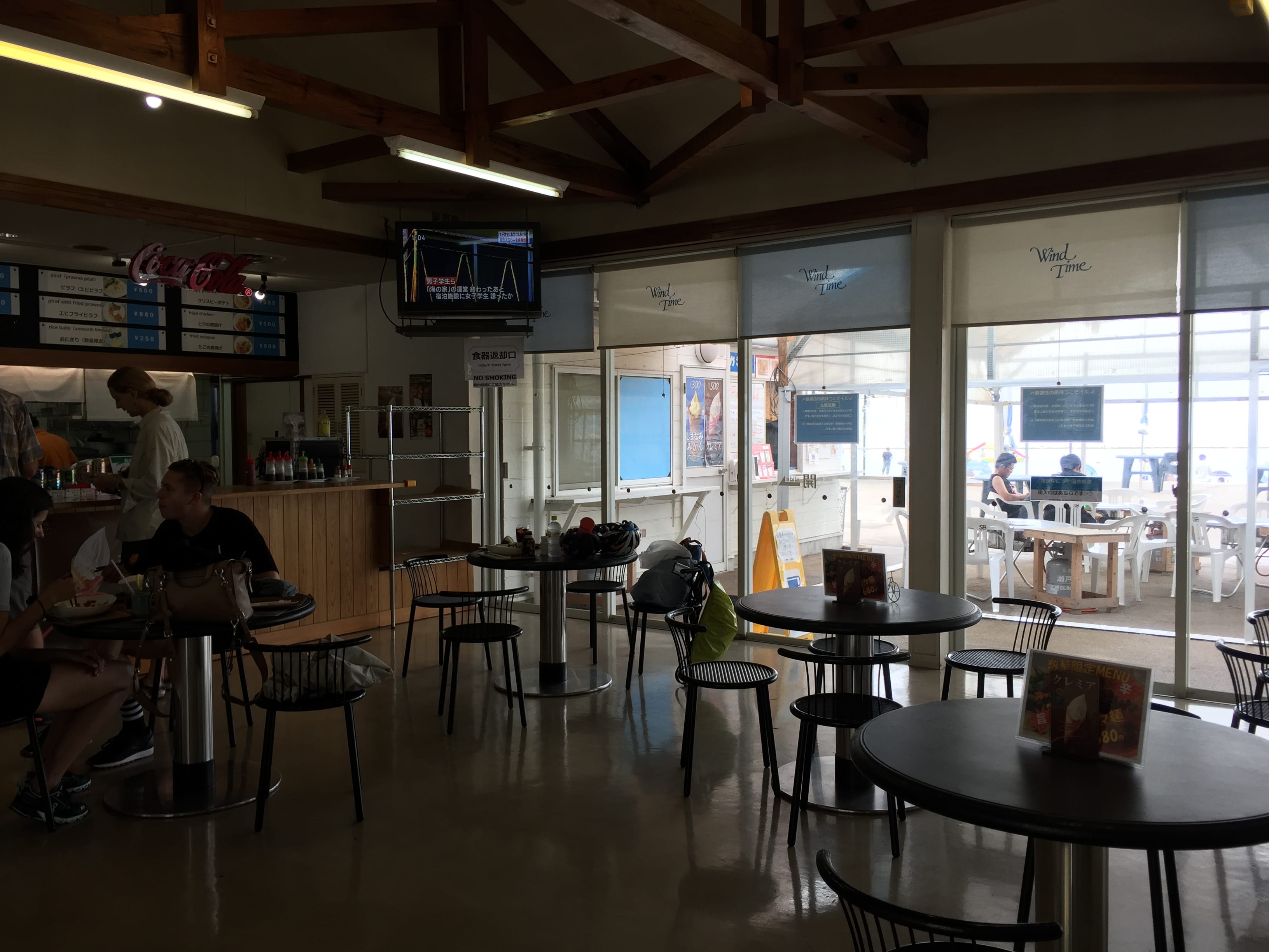 Cafe at the Setoda Sunset Beach