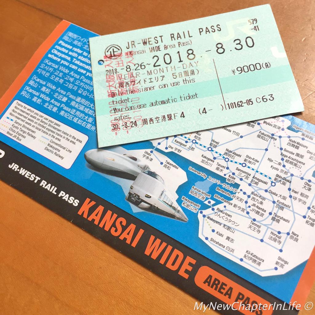 JR-West Rail Pass - Kansai Wide Area (5-Day)