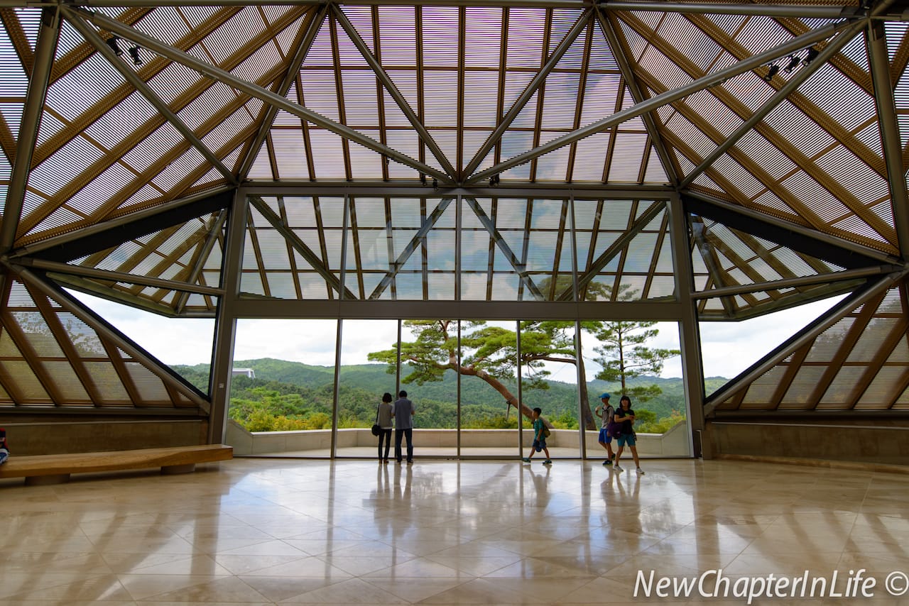 The Entrance Hall at 1F of the Miho Museum