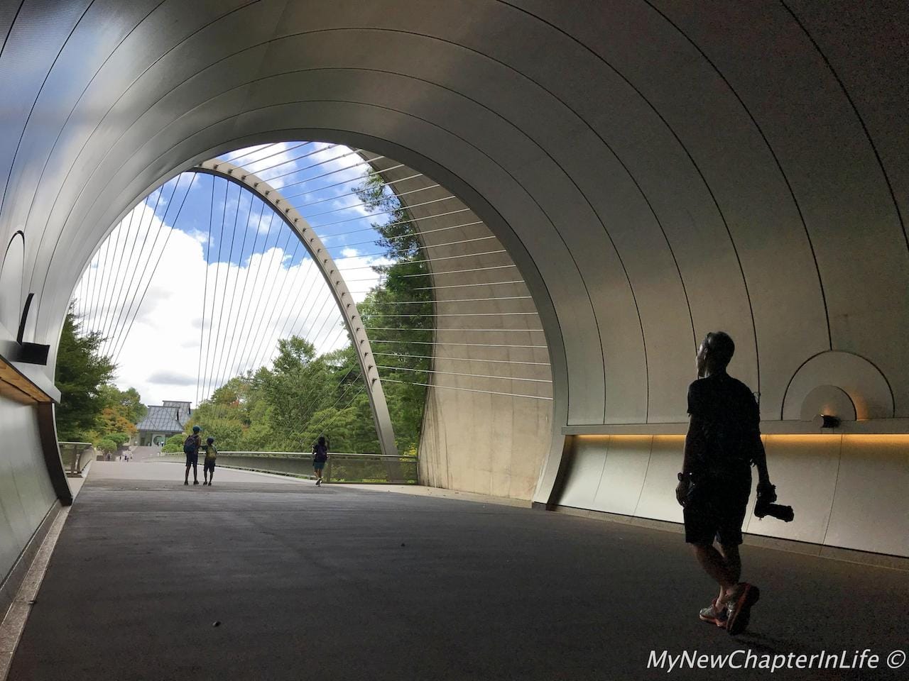 The wonderful Miho Museum on the other side of the tunnel