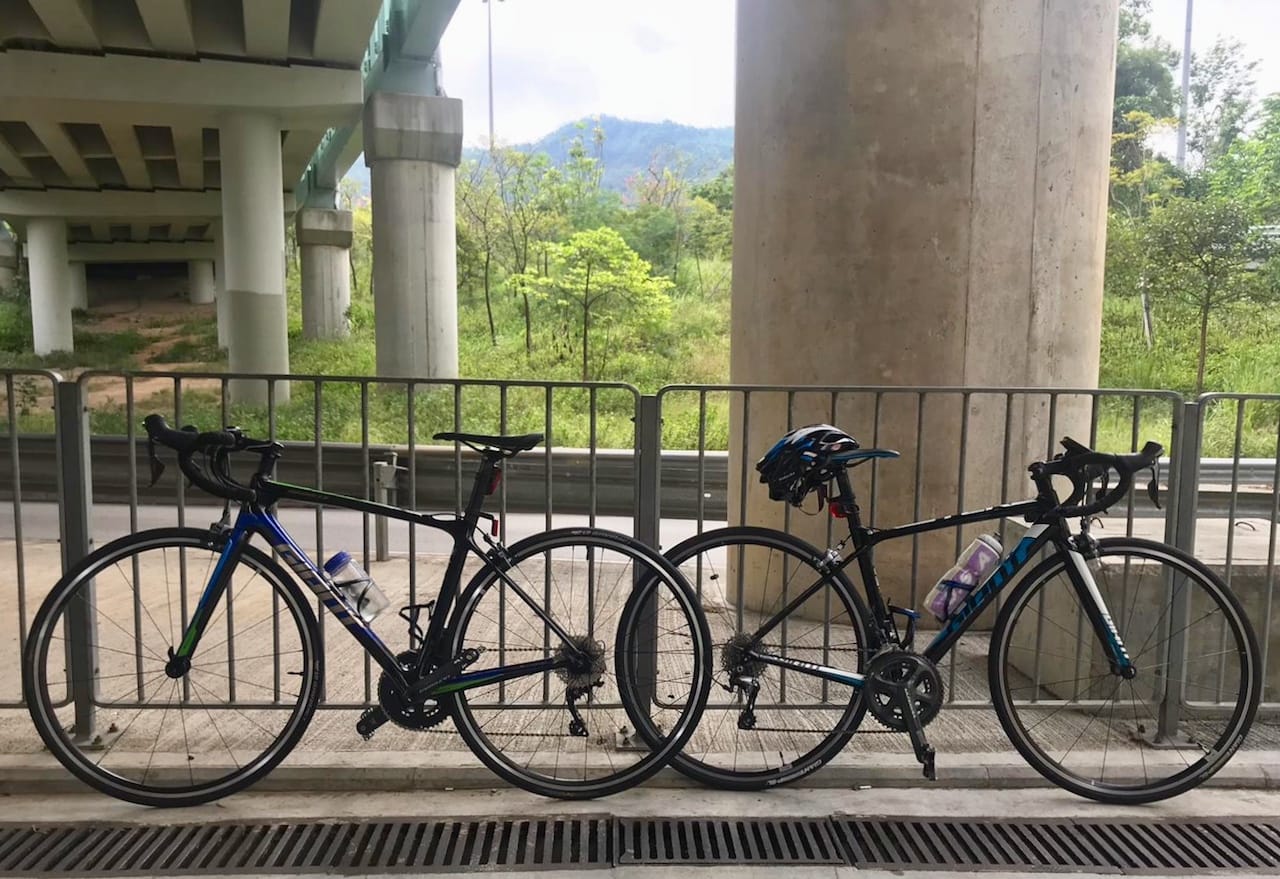 2019 Giant TCR Advanced 1-KOM and 2017 Giant TCR SLR 1