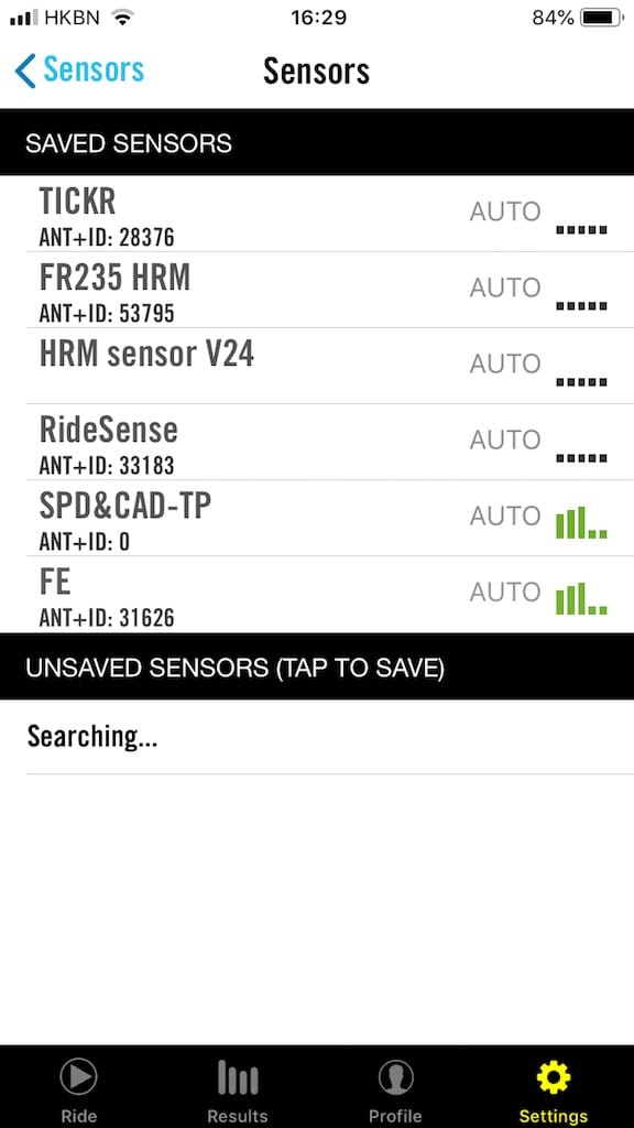 CycleOps Magnus as shown in the ELEMNT Companion App