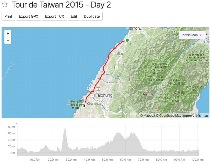 Tour de Taiwan - Day 2