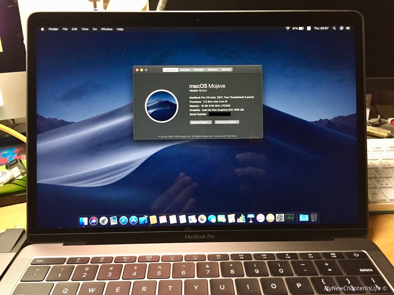 Upgraded to MacOS Mojave