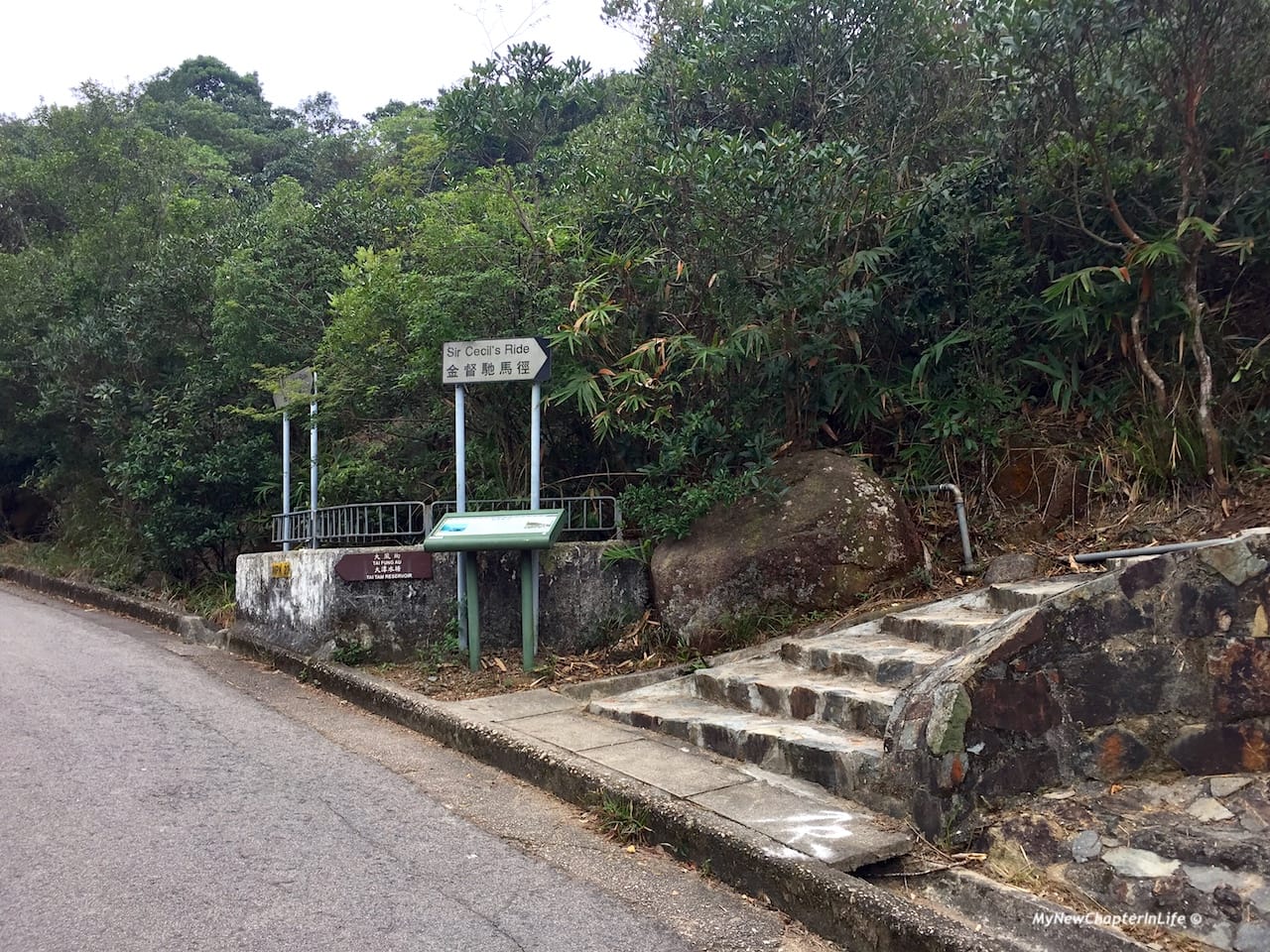 建議的入口 My preferred entrance to Cecil's Ride