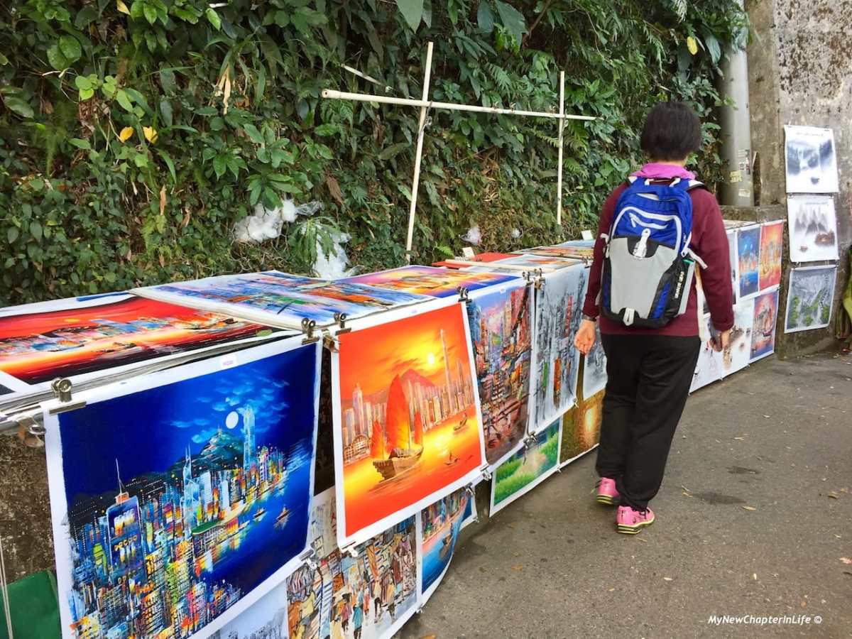 香港風景油畫 Oil painting of Hong Kong
