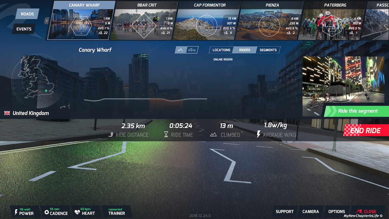 RGT Route Canary Wharf - Riders List