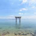 Shirahige Shrine near West Bank of Lake Biwa